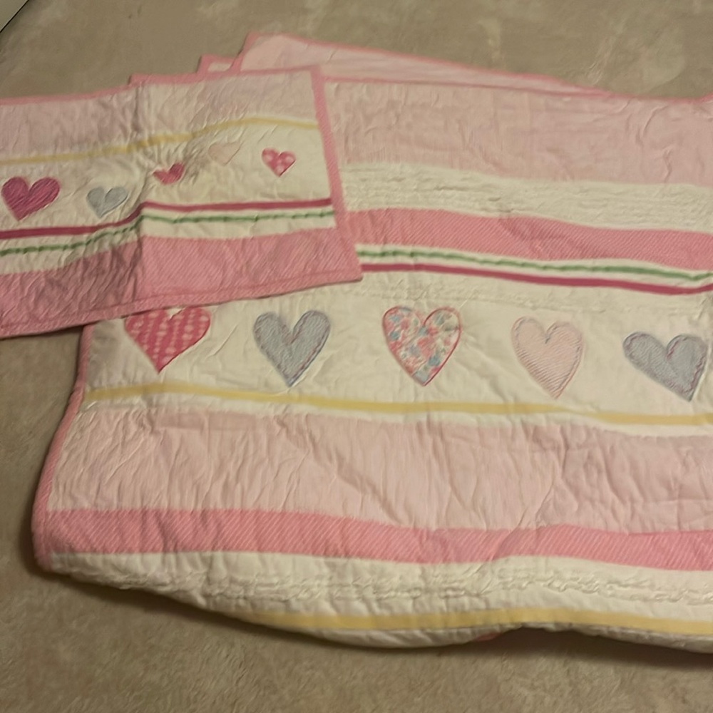 POTTERY BARN QUILT AND SHAM